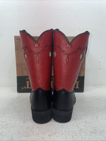 New Youth Red Dan Post Cowboy Boots. C 3126 5.5 5 1/2 D. 2-133