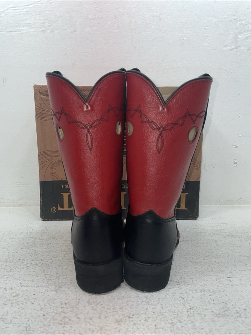 New Youth Red Dan Post Cowboy Boots. C 3126 5.5 5 1/2 D. 2-133