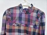 New Women’s Ranch & Town Plaid Long Sleeve Button Up Size 36 MM-128