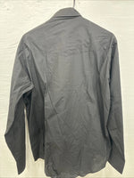 New Men’s ELY Cattleman Black Long Sleeve Pearl Snap 16.5 X 36 Large AA-5 