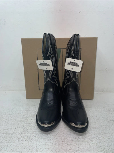 New Kids Black Smoky Mountain Cowboy Boots. 1032 B C 12. 23-83