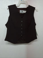 New Women’s Dickson Jenkins Brown Vest Small UU-52
