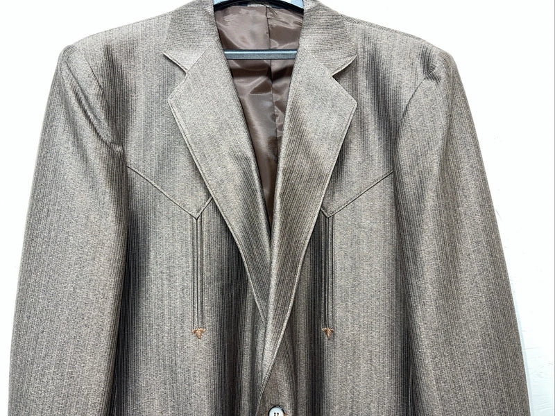 New Men’s Mesquite Brown Suit Jacket 50L Y-604