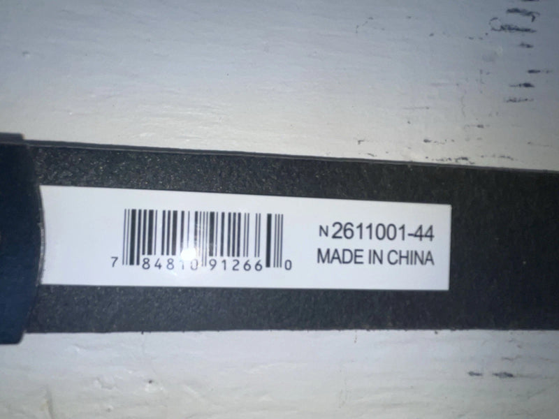 New Black Genuine Leather Hired Hand Tooled 44” Belt #N2611001 NN-101