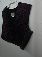New Women’s Purple 1849 Authentic Ranchwear Show Vest 3XL WW-34