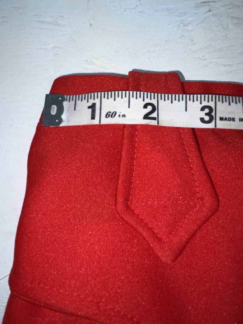 New Vintage Red Western Heritage Polyester Pants #G31 ZZ-76