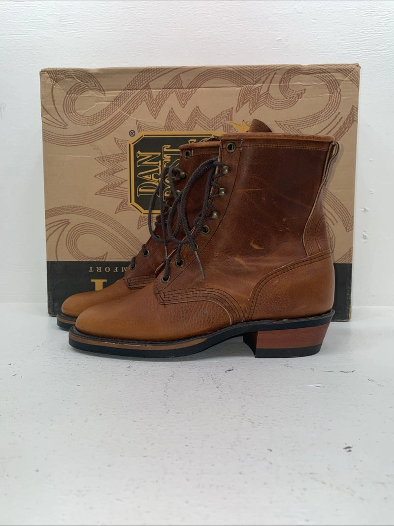 New Women’s Brown Lace Up Dan Post Boots. 59003 9 M. 15-108