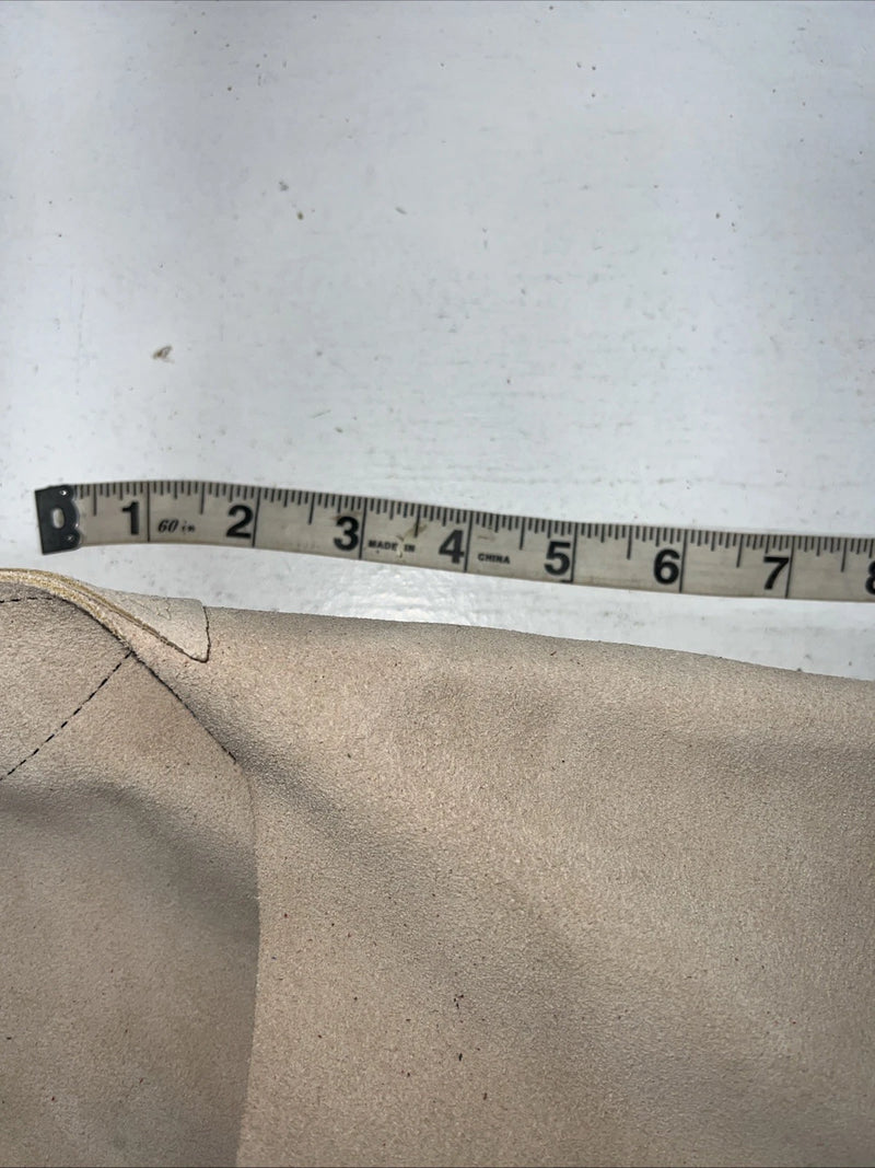 New Children’s Tan Congress Leather Show Chaps Fringe Adjustable Waist 21” I-67