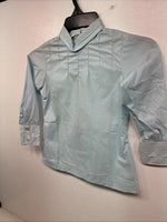 New Kids Blue Long Sleeve Half Zip Shirt Size Kids 10 YY-28