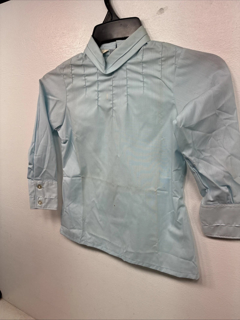 New Kids Blue Long Sleeve Half Zip Shirt Size Kids 10 YY-28