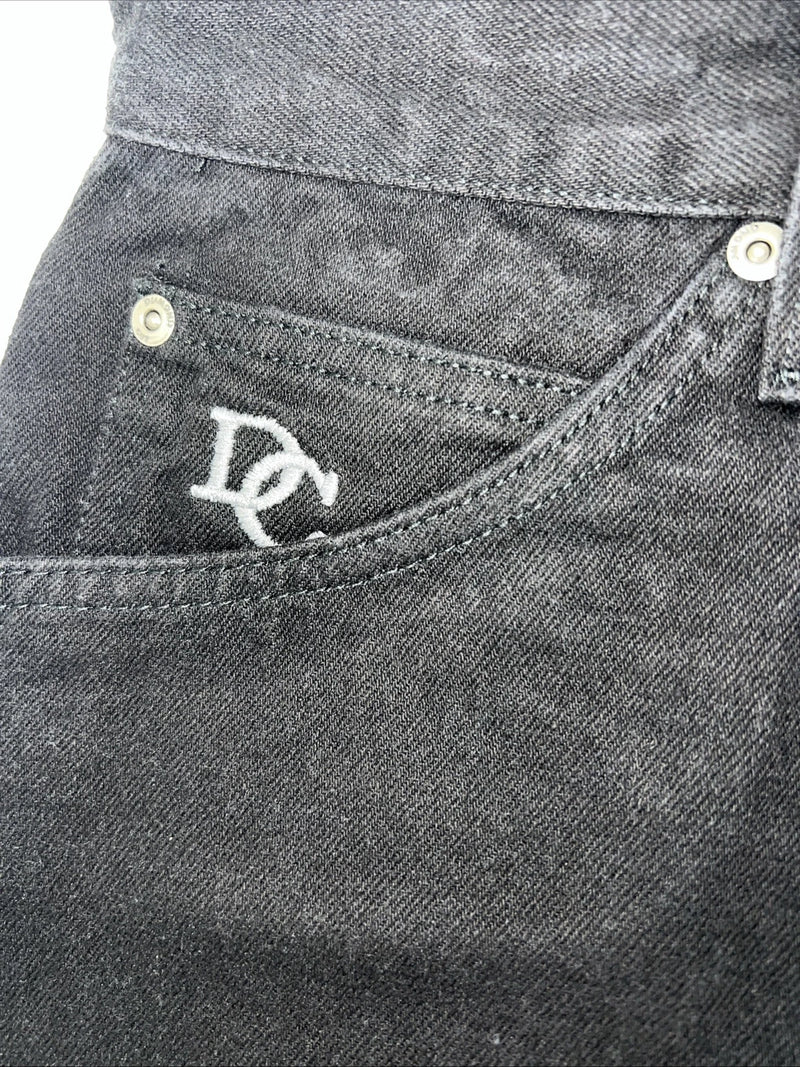 New Women’s Black Diamond Cut Regular Fit Gusset Denim Jeans. 14x36 L-1