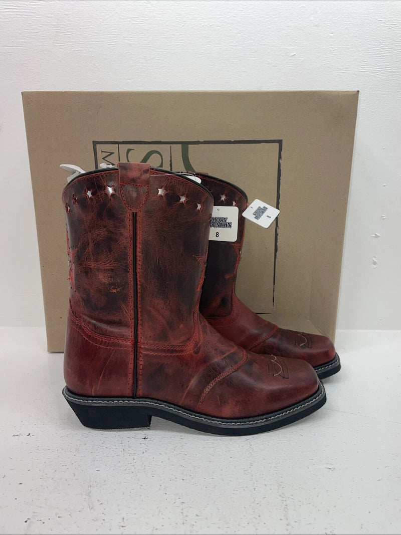New Women’s Red Smoky Mountain Cowboy Boots. 6452 8. 16-54