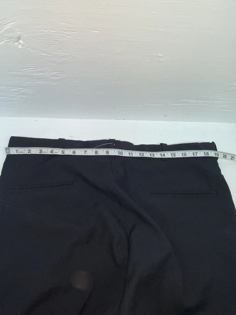 New Vintage Black Crimplene Polyester Pants XX-90