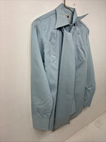 New Women’s Dickson Jenkins Blue Long Sleeve Pearl Snap Size 34 MM-101