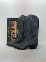 New Men’s Gray Texas Brand Cowboy Boots. 6122 8 D. 1-104