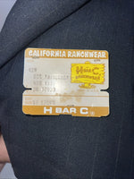 New Men’s California Ranchwear Navy Suit Jacket 42R S-609