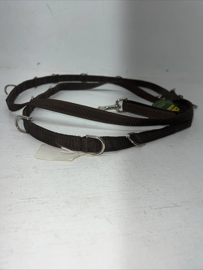 New Brown Nylon CRUMP German Martingale #Co2018-0200 Y-12