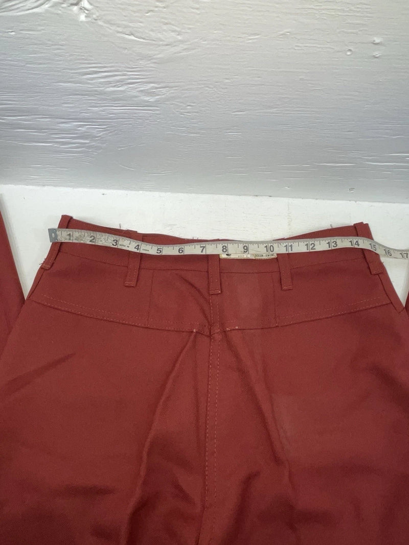 New Vintage Red Dickson Jenkins Polyester Pants #5512A OO-33