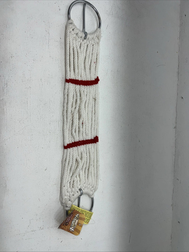 New Tough 1 White Red Mohair 24” Cinch #59-1212 BB-1