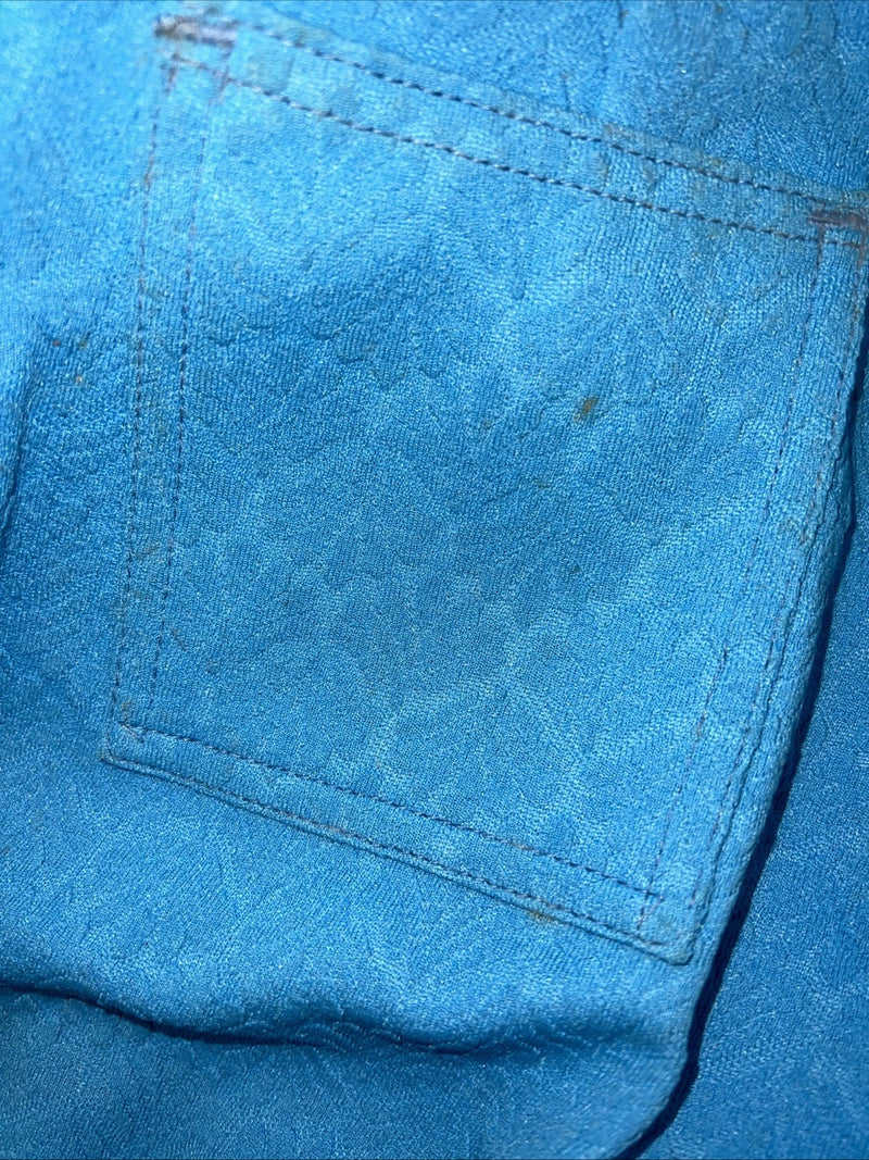 New Vintage Tem Tex Blue Polyester Pants #5450087 NN-149