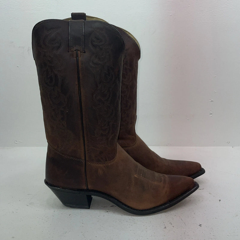 New Women’s Brown Texas Brand Cowboy Boots. 4909 9.5 9 1/2 M. 15-160