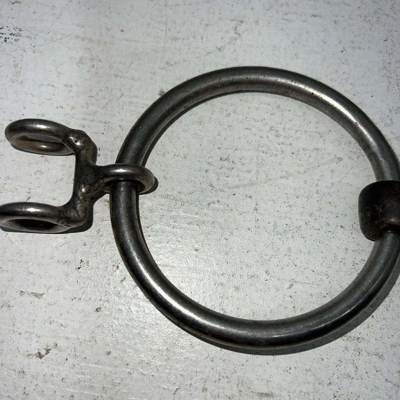 New O Ring Snaffle With Draw Rein Hooks LLL-13