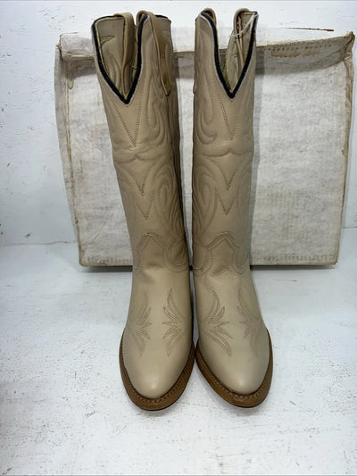 New Women’s Tan Texas Brand Cowboy Boots. L 140 6.5 6 1/2 M. 18-11