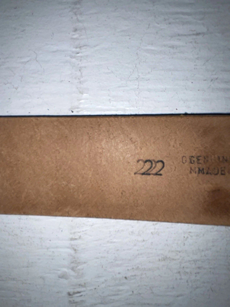 New Brown Genuine Leather Tooled 22” Belt #6400B NN-81