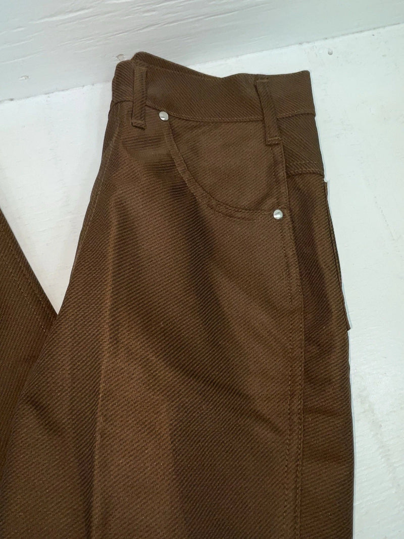 New Vintage Brown Miller Polyester Pants #2624 3A-79