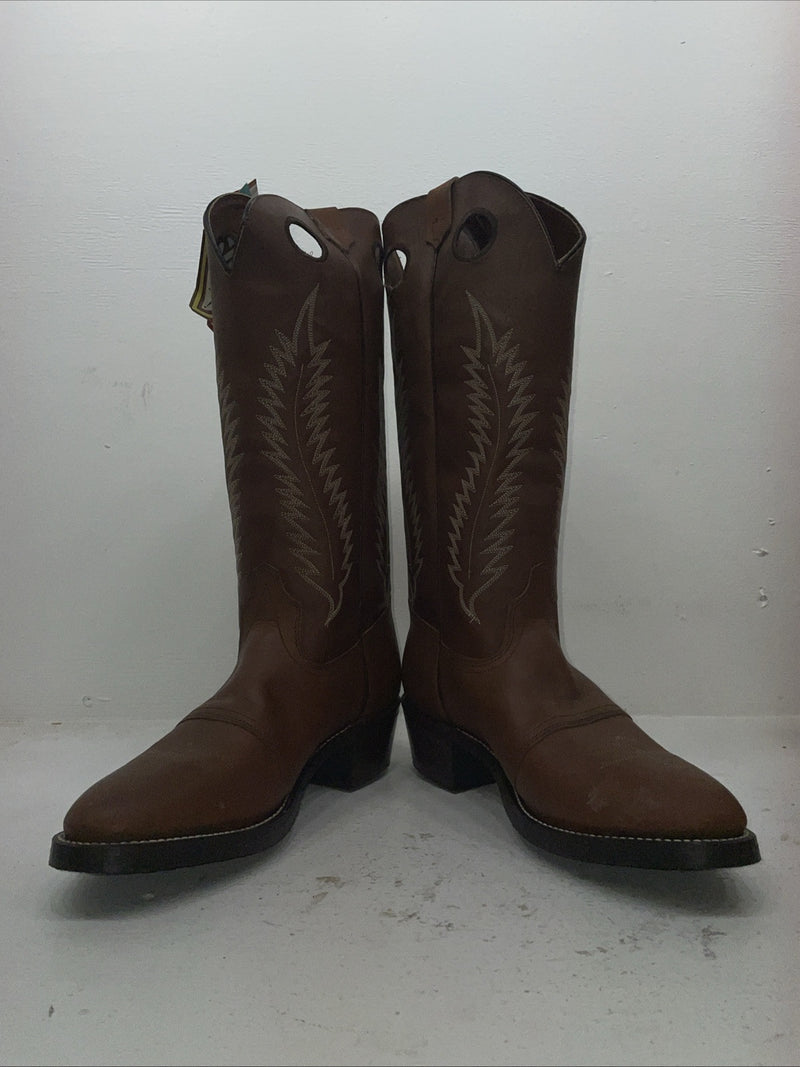 New Men’s Brown Texas Brand Cowbo Boots. 8901 11 D. 8-75