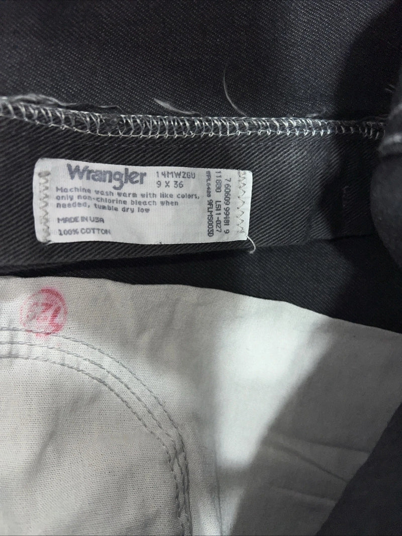 New Women’s Wrangler Slim Fit Cowboy Cut Grey Denim Jeans. 9x36 M-10