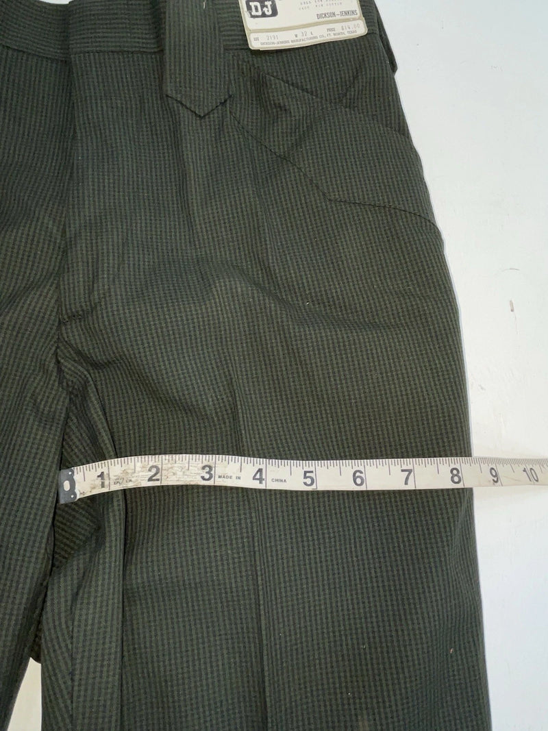 New Vintage Green Dickson Jenkins Polyester Pants #2191 OO-42