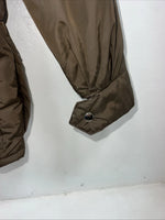 New Women’s Tempco Brown Puffer Coat 14 Wool Neck #1780 UU-13