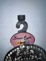 New Cow Print Genuine Leather Blazin Roxx Bling S Belt #N3510602 Z-59