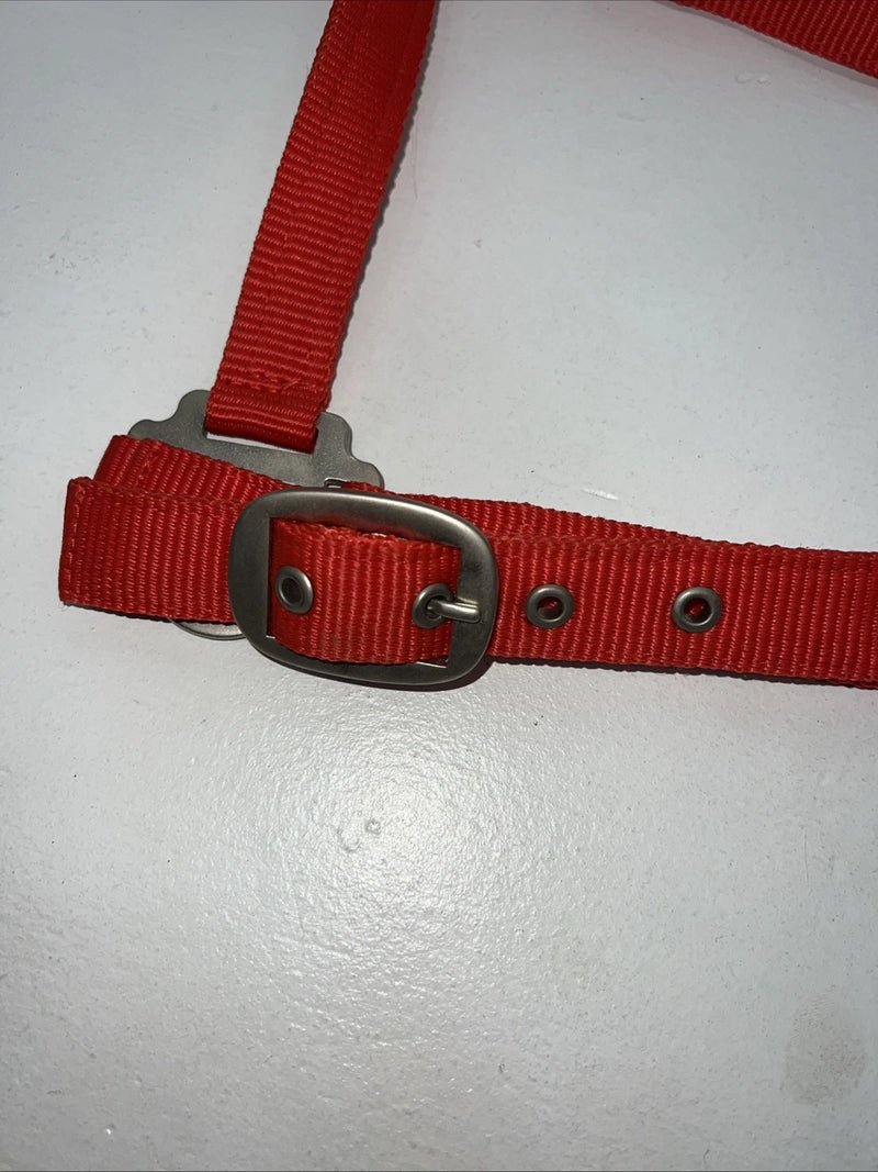 New Tough 1 Red Heart Adjustable Nylon Full Halter #50-2031 3C-2