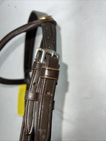 New Silver Fox Brown Pony Snaffle Bridle #20-8558-7 BB-15