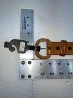 New Brown Genuine Leather Western Express Pendent And Tooled 32” Belt JJ-52