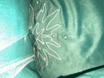 New Women’s Teal 1849 Authentic Ranchwear Long Sleeve Show Vest XS 3B-105