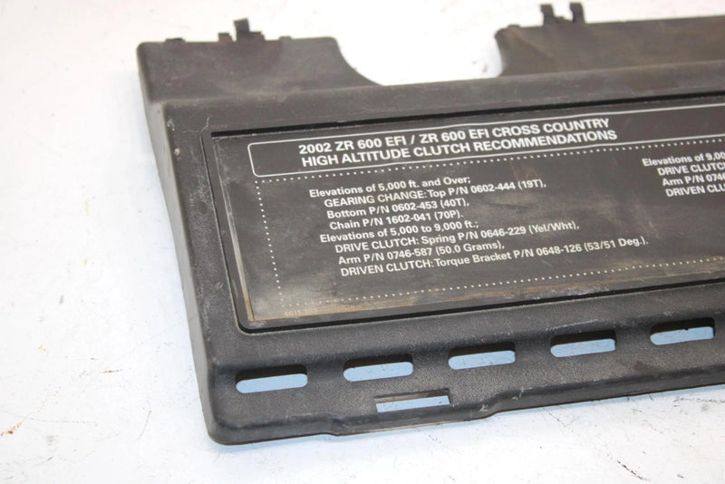 02 Arctic Cat Zr 600 Efi Oem Tool Box Lid 1670-049 SA191