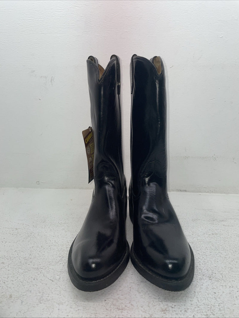 New Men’s Black Acme Cowboy Boots. 9080 8.5 8 1/2 E W. 3-96