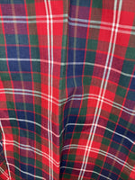 New Men’s ELY Plains Red Plaid Long Sleeve Pearl Snap 14.5 X 33 Small AA-92