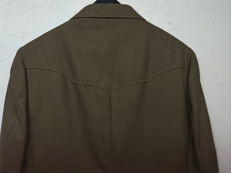 New Men’s HbarC California Ranchwear Green Suit Jacket 42R #17007 X-600