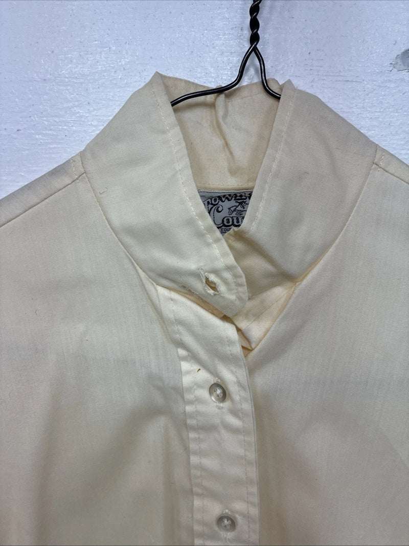 New Women’s Town And Country Yellow Long Sleeve Button Up Size 32 YY-93