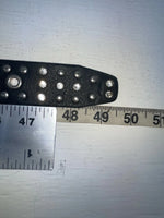 New Black Genuine Leather Nocona Silver Bling XXL Belt #N3431901 NN-119