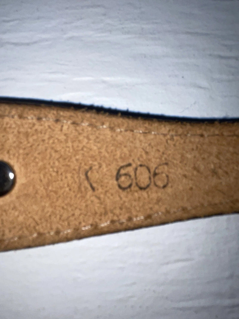 New Brown Genuine Leather Nocona Animal Pendent 32” Belt #606 JJ-16
