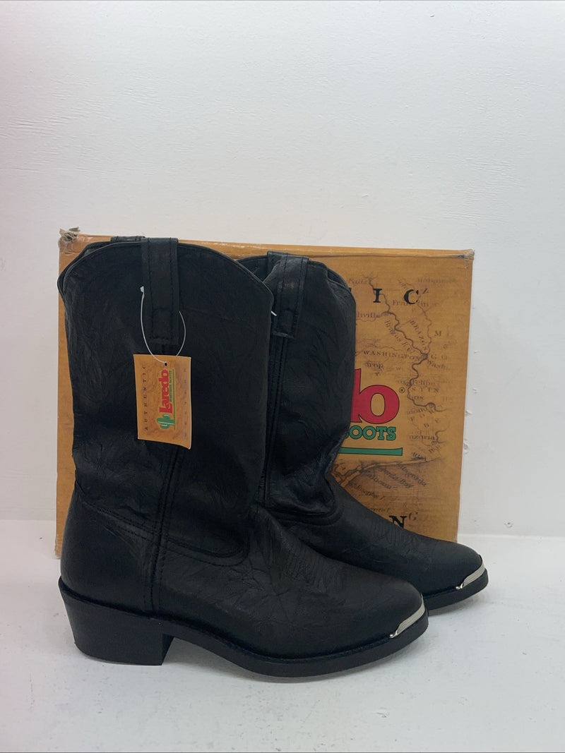 New Men’s Black Laredo Cowboy Boots. 68610 9.5 9 1/2 E W. 6-35