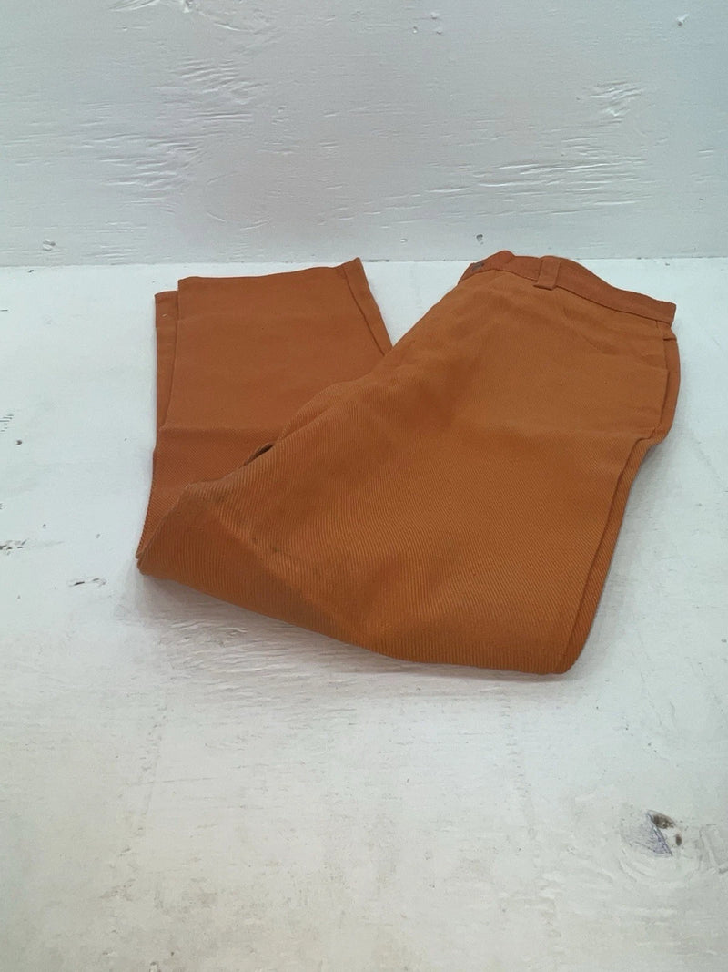 New Vintage Orange Western Girl Denim Pants #31 VV-21