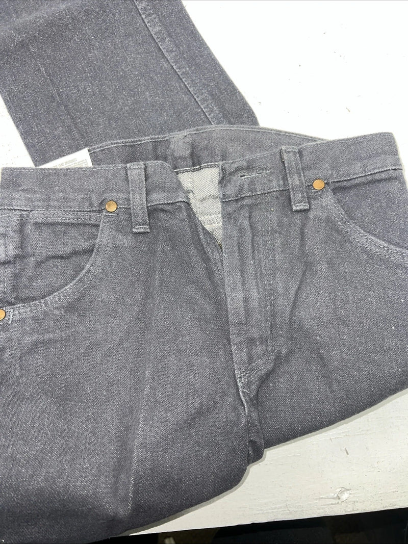 New Boys Grey Wrangler Pro Rodeo Cowboy Cut Jeans. 11/25 1/2 B-21