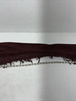 New Burgundy Congress Leather Show Chaps Adjustable Waist 31” N-23