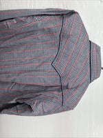 New Men’s Champion Western MultiColor Plaid Long Sleeve Pearl Snap Medium Q-67